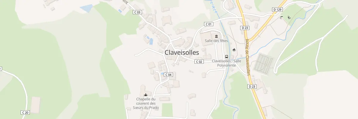 Plan du 5063 Le Bourg à Claveisolles