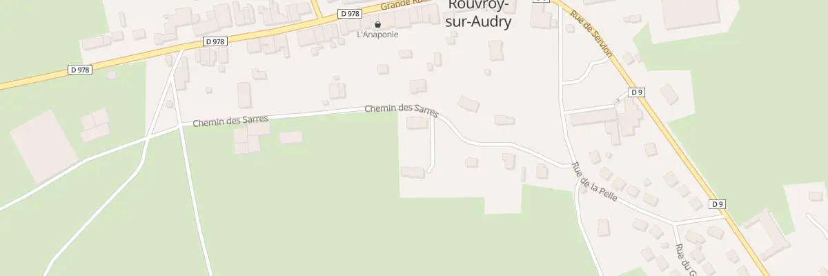 Plan du 189 Che des Sarres à Rouvroy-sur-Audry