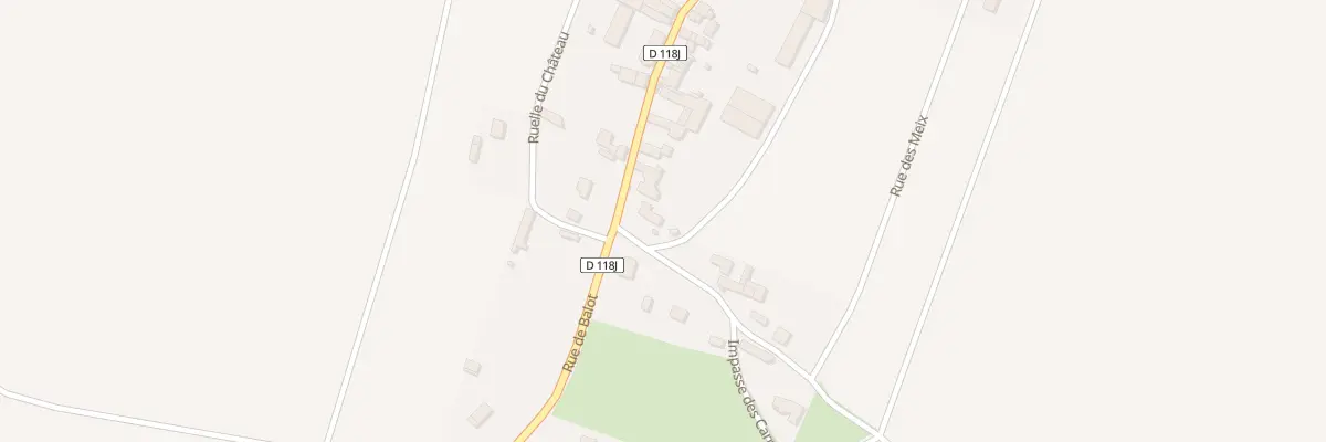 Plan du 1 Rue de Grange Neuve à Cérilly