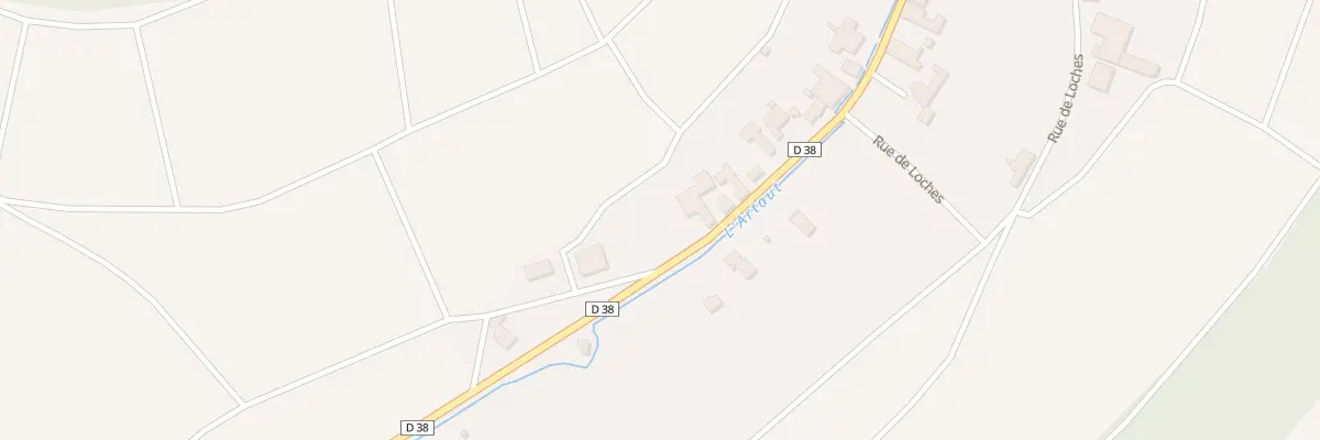 Plan du 1 Gr Grande Rue à Viviers-sur-Artaut