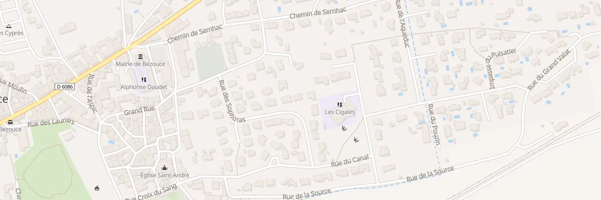 Plan du 17 Rue des sophoras à Bezouce