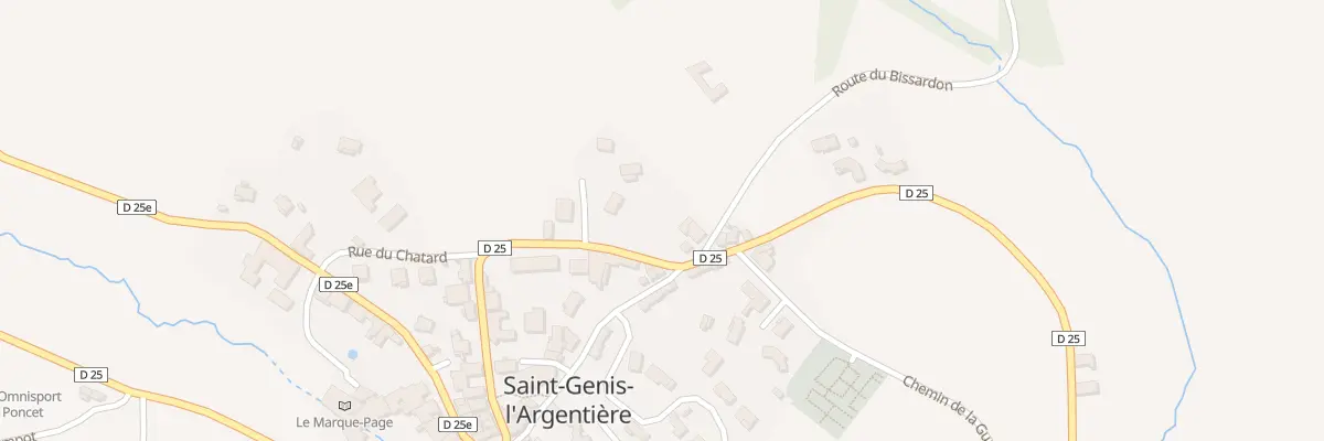 Plan du 5039 Le Bissardon à Saint-Genis-l’Argentière