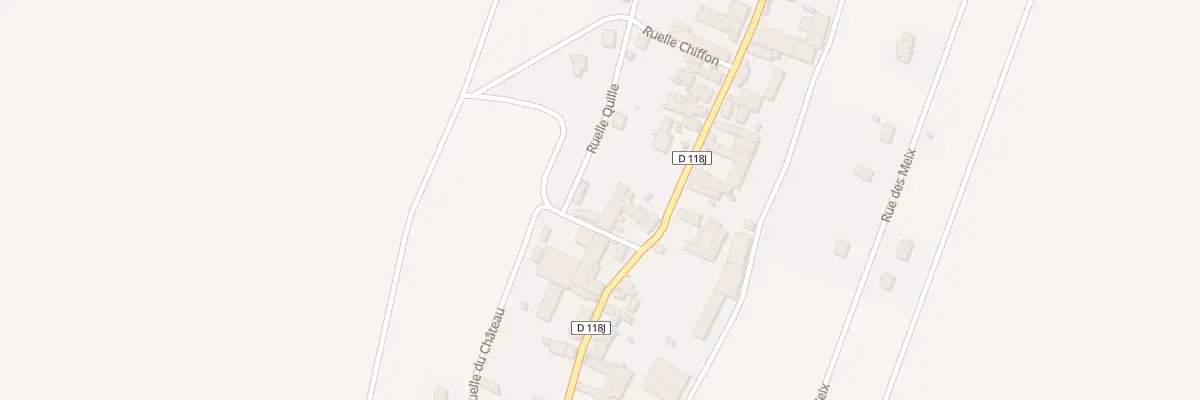 Plan du 5 Rle Quille à Cérilly