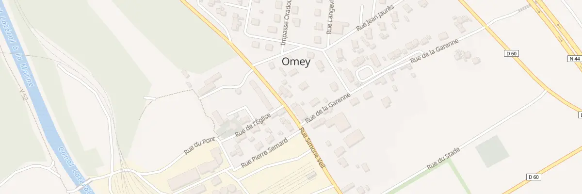 Plan du 6 Rue Simone Veil à Omey