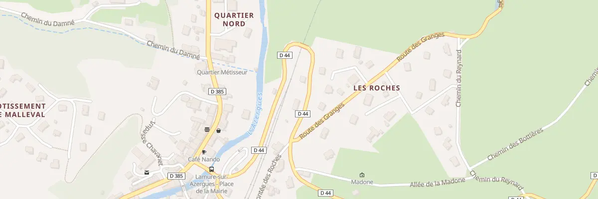 Plan du 376 Rte de la Croix Montmain à Lamure-sur-Azergues