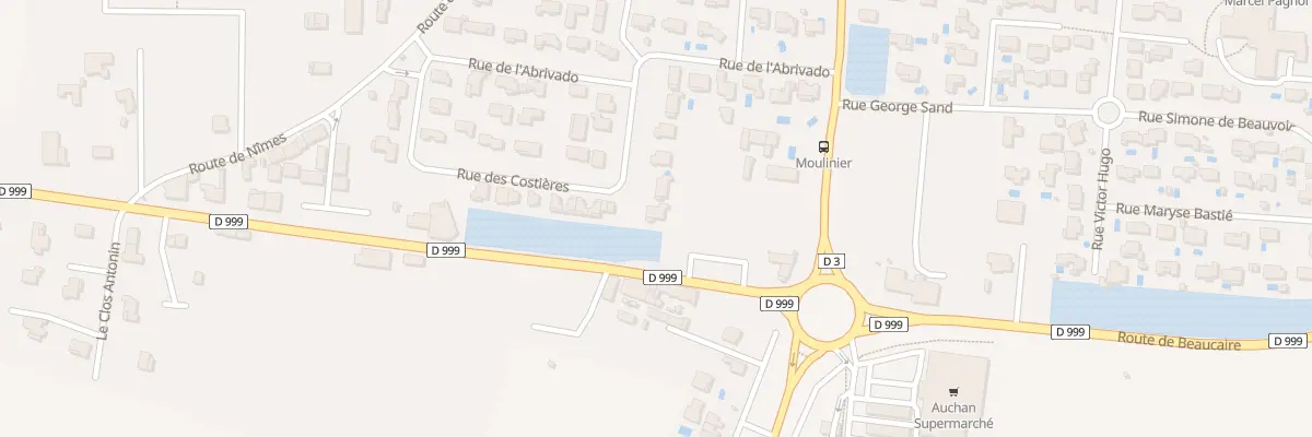 Plan du 5820 Rue des Costières à Redessan