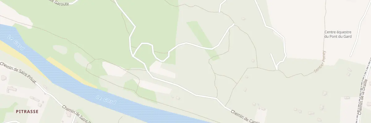 Plan du 230 Che de la Draille à Collias
