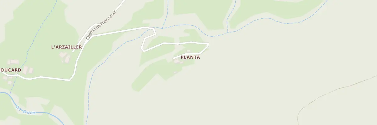 Plan du 485 Che de Planta à Rochepaule