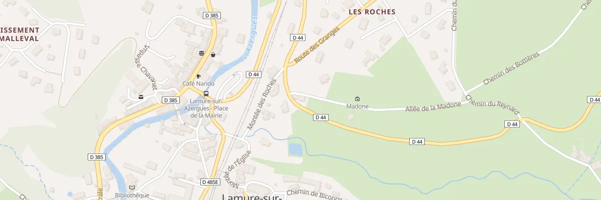 Plan du 505 Rte de la Croix Montmain à Lamure-sur-Azergues