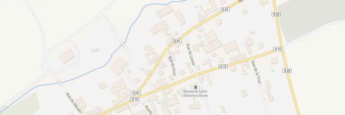 Plan du 6 Rue du Four à Saint-Étienne-à-Arnes
