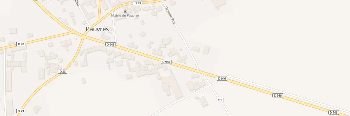 Plan du 19 Rte de Vouziers à Pauvres