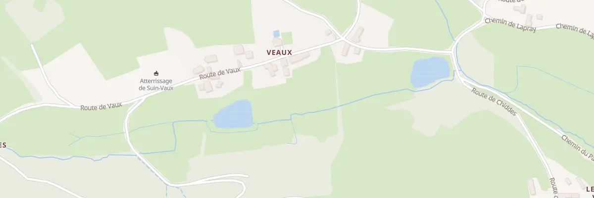 Plan du 285 Rte de Vaux à Sivignon