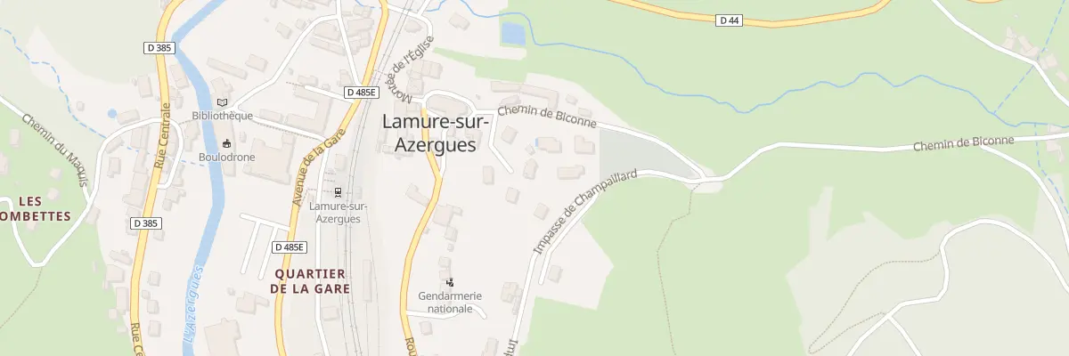 Plan du 57 Imp du Verger à Lamure-sur-Azergues