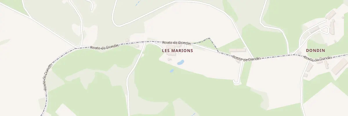 Plan du 5034 Les Marions à Chiddes