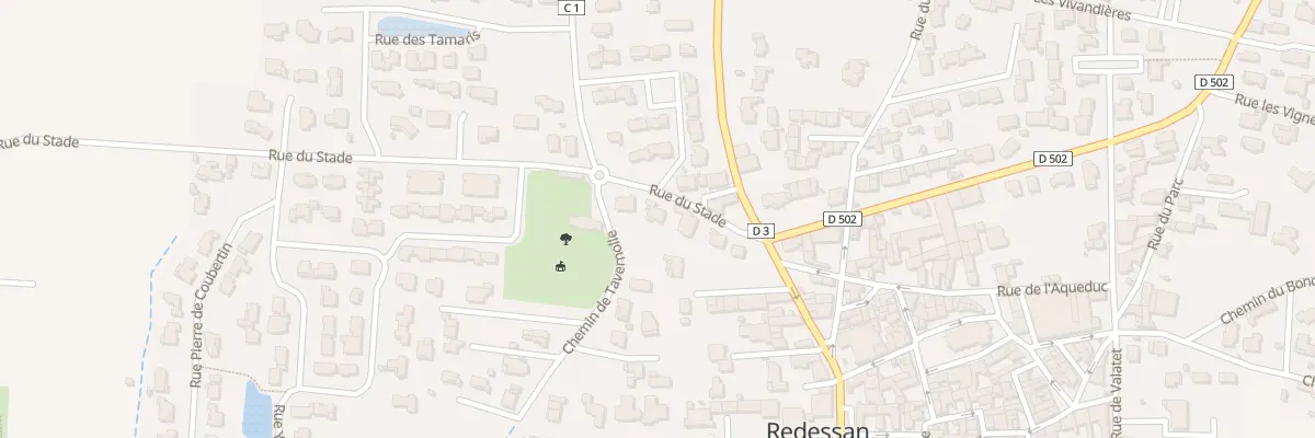 Plan du 5550 Rue du Stade à Redessan