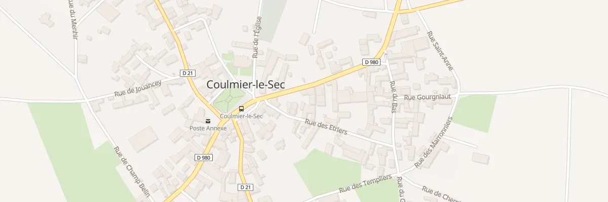 Plan du 4 Rue de Châtillon à Coulmier-le-Sec