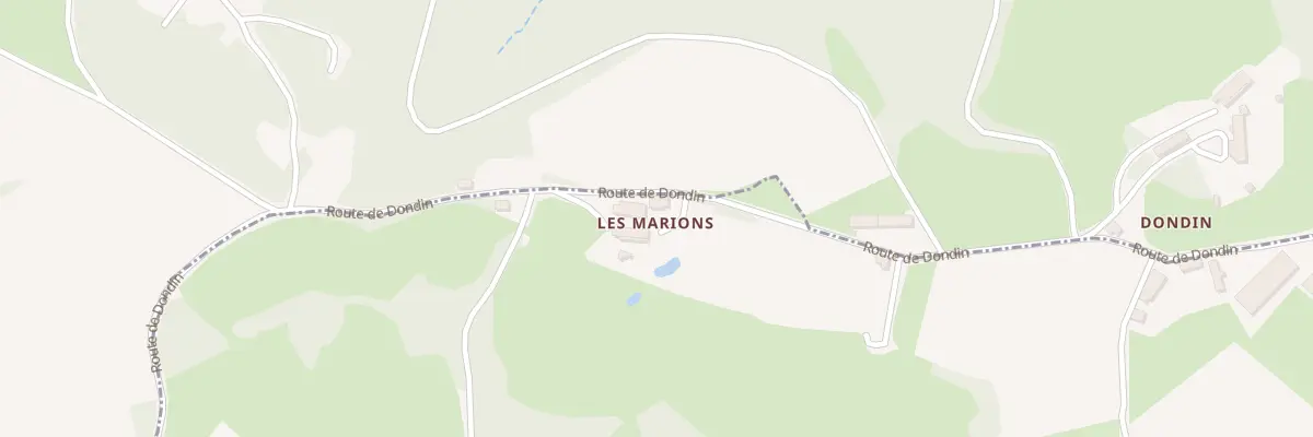 Plan du 5033 Les Marions à Chiddes