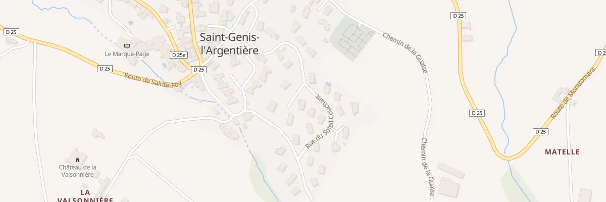 Plan du 35 Imp du Soleil Couchant à Saint-Genis-l’Argentière