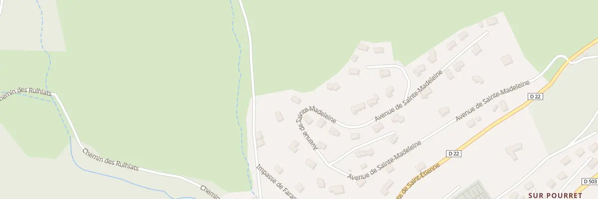 Plan du 17 Av Sainte Madeleine à Saint-Sauveur-en-Rue