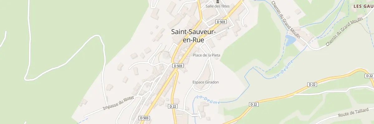 Plan du 8 Rte de Bourg Argental à Saint-Sauveur-en-Rue