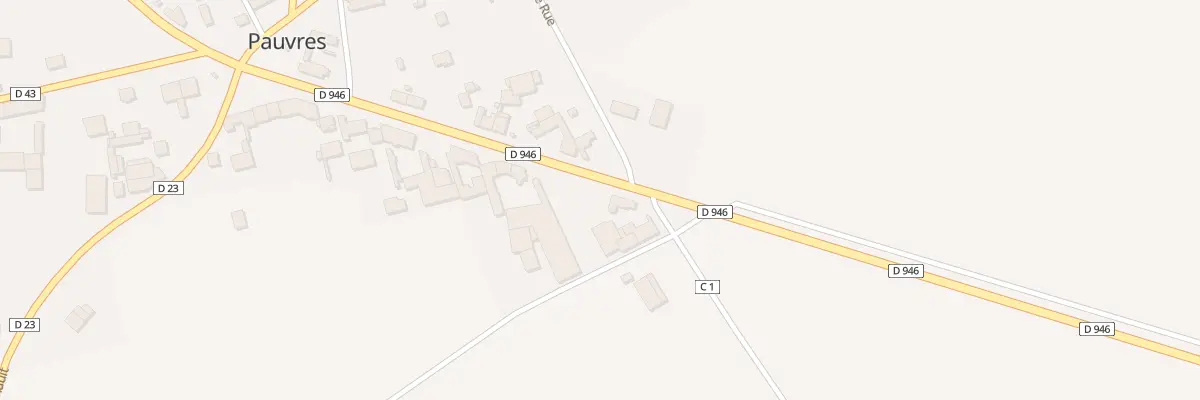 Plan du 20 Rte de Vouziers à Pauvres