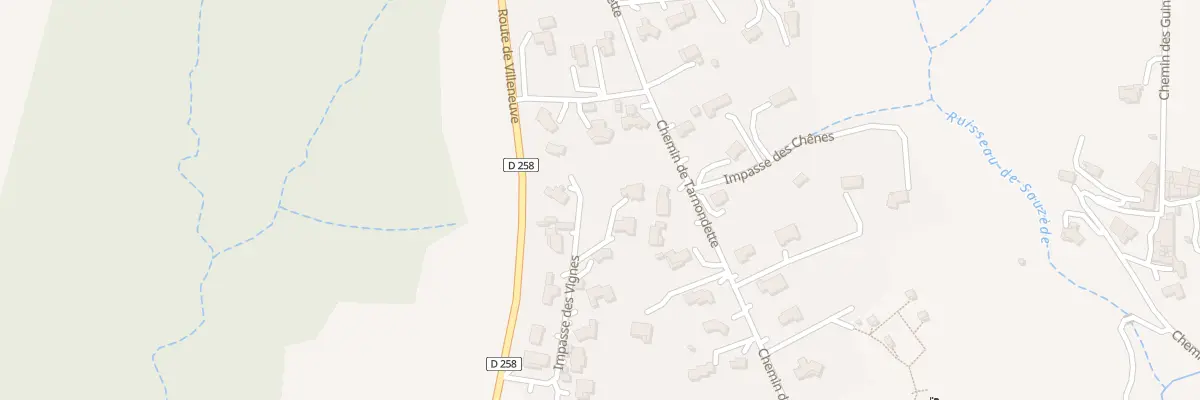 Plan de Tarnondette à Mirabel