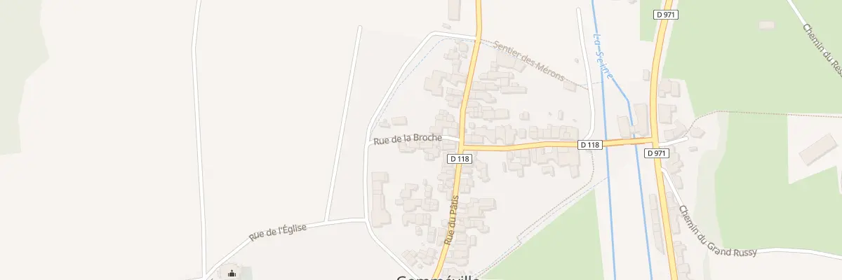 Plan du 9005 Rue de la Broche à Gomméville