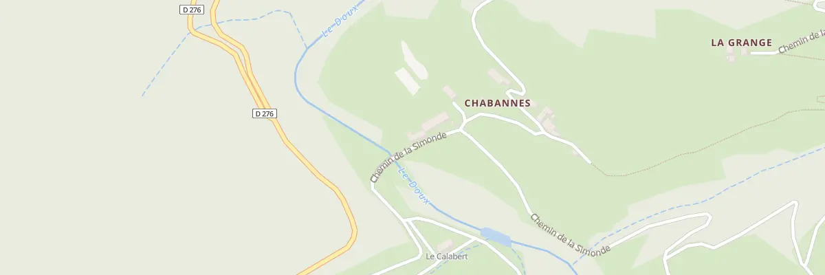 Plan du 515 Che de la Simonde à Labatie-d’Andaure