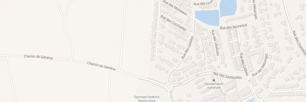 Plan du 163 Rue des Coccinelles à Bellegarde