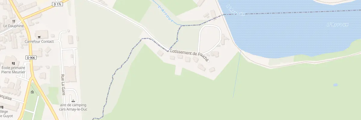 Plan du 6 Lot de Fouché à Saint-Prix-lès-Arnay
