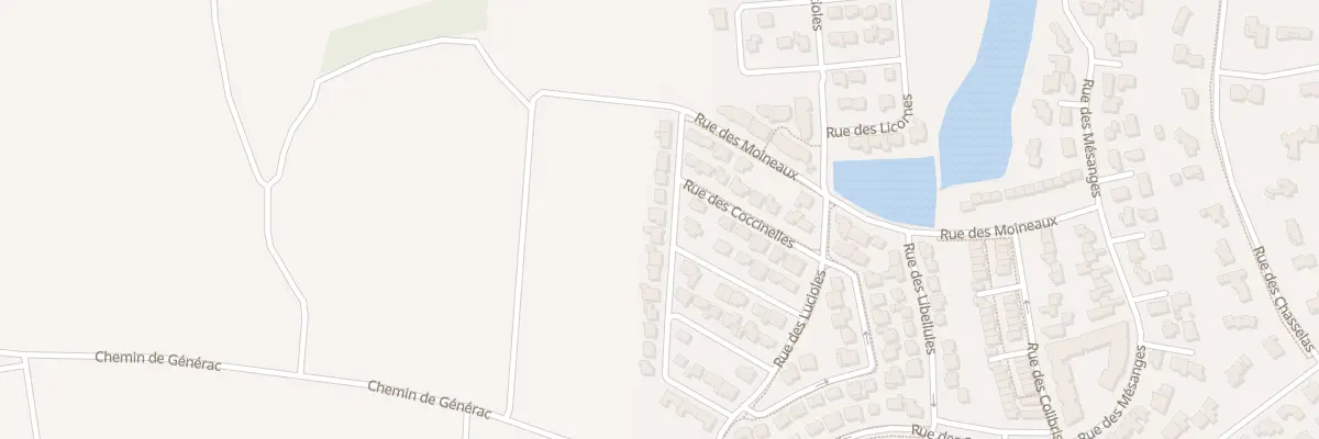 Plan du 75 Rue des Coccinelles à Bellegarde