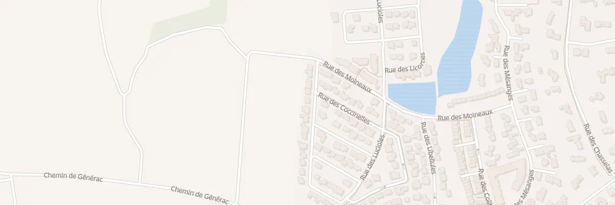 Plan du 61 Rue des Coccinelles à Bellegarde