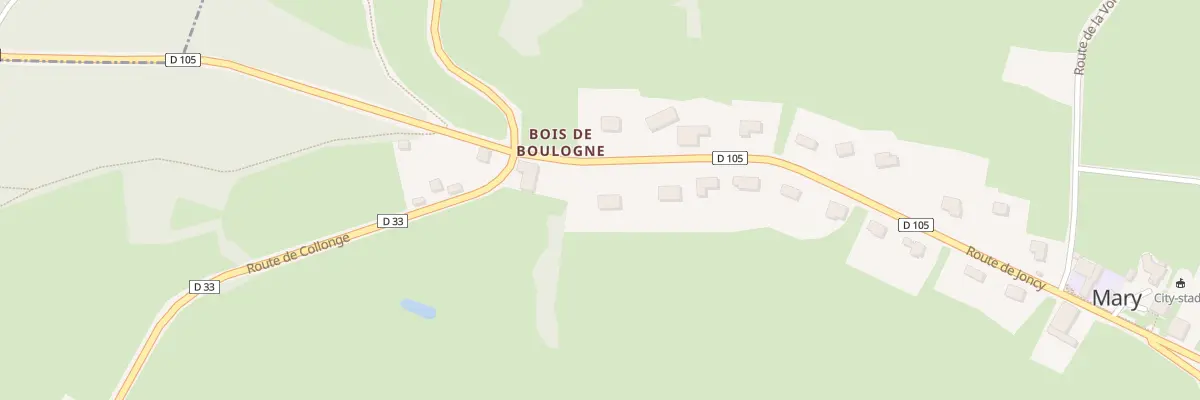Plan du 3 Le Bourg à Mary