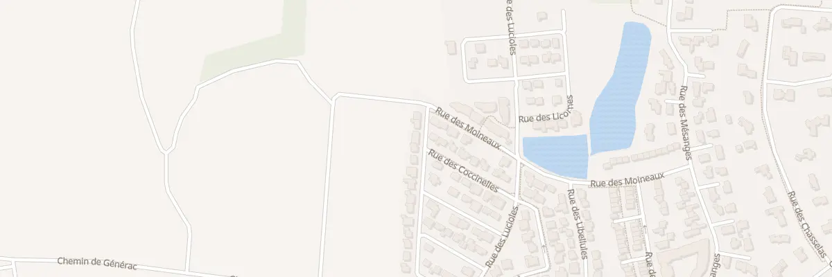 Plan du 33 Rue des Coccinelles à Bellegarde