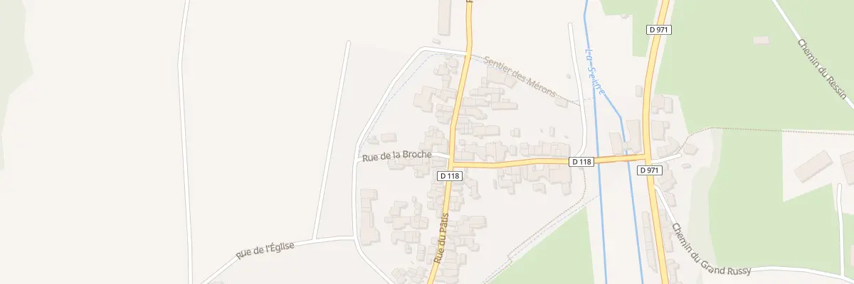 Plan du 2 Rue de la Broche à Gomméville