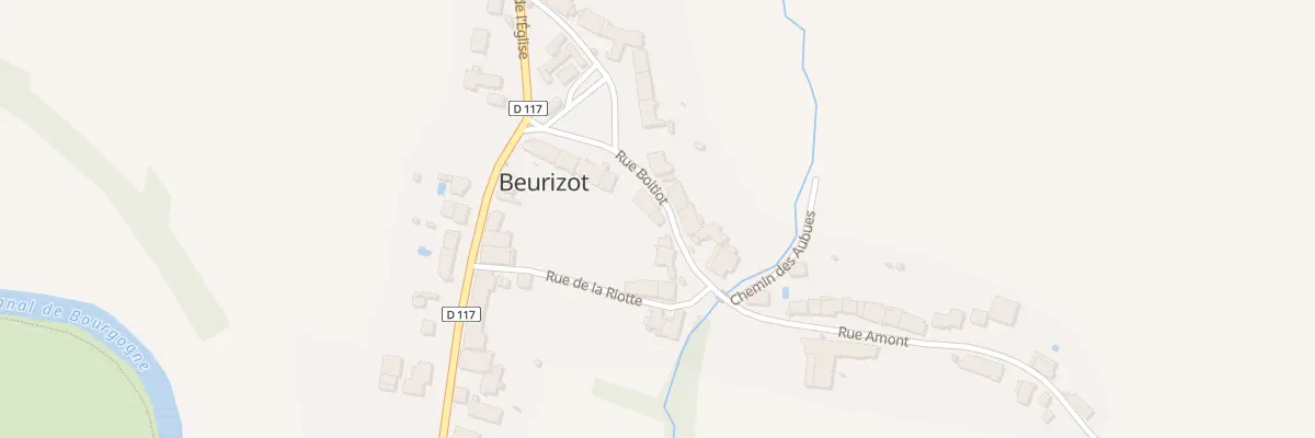 Plan du 5054 Rue de Boitiot à Beurizot