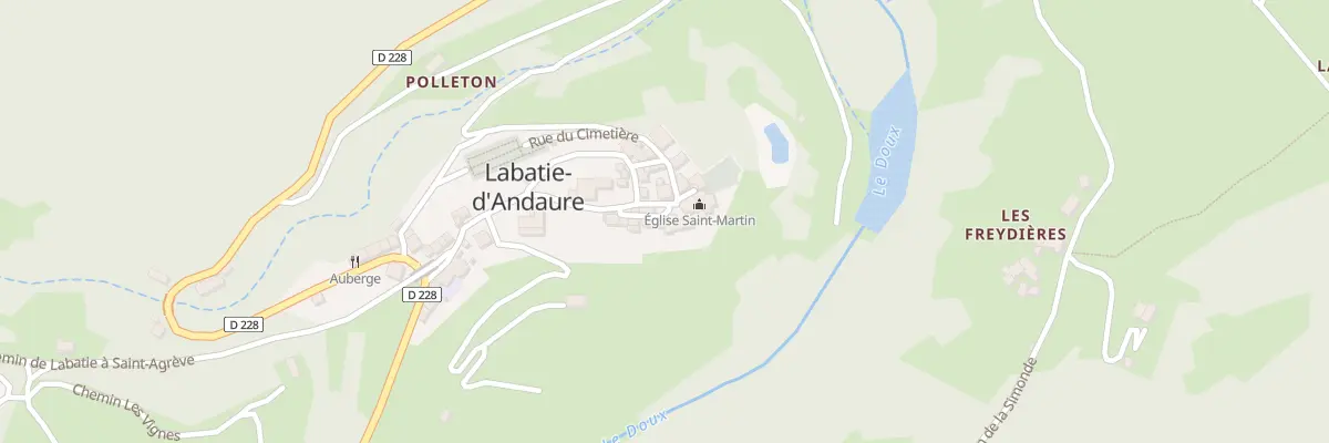 Plan du 140 Pl de l’Eglise à Labatie-d’Andaure