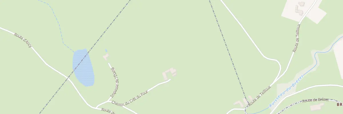 Plan du 230 Che du Crêt du Four à Ancy