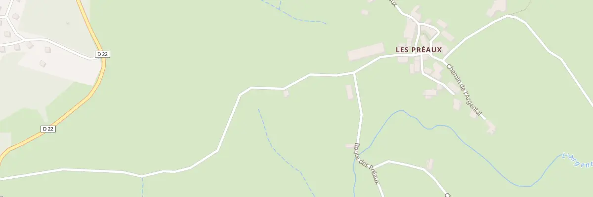 Plan du 85 Mte de Serviat à La Versanne