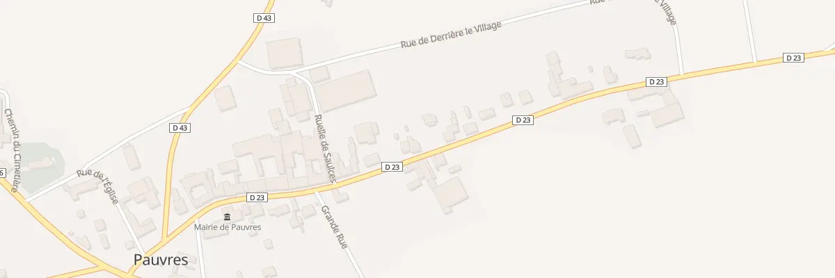Plan du 31 Rte de Coulommes à Pauvres