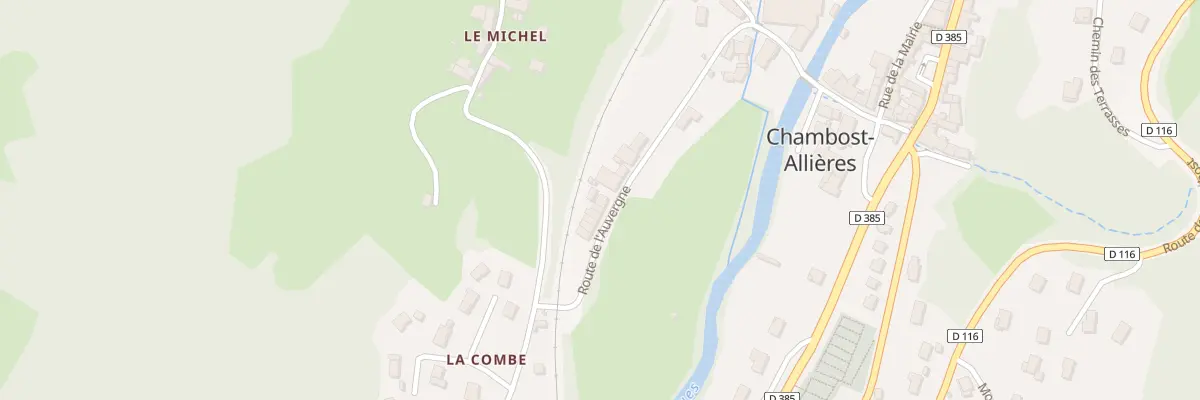 Plan du 270 Rte de l’Auvergne à Chambost-Allières