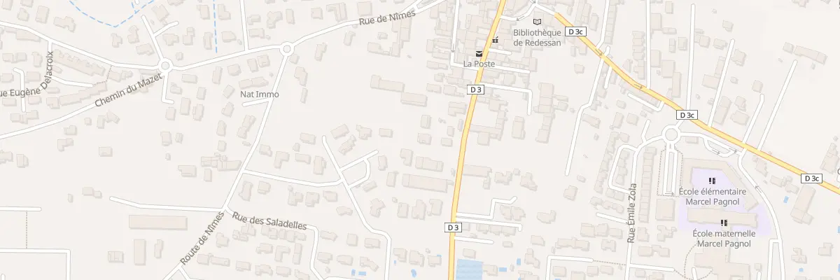 Plan du 14B Rue de la Poste à Redessan