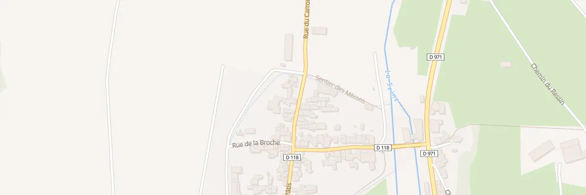 Plan du 7 Rue du Carron à Gomméville