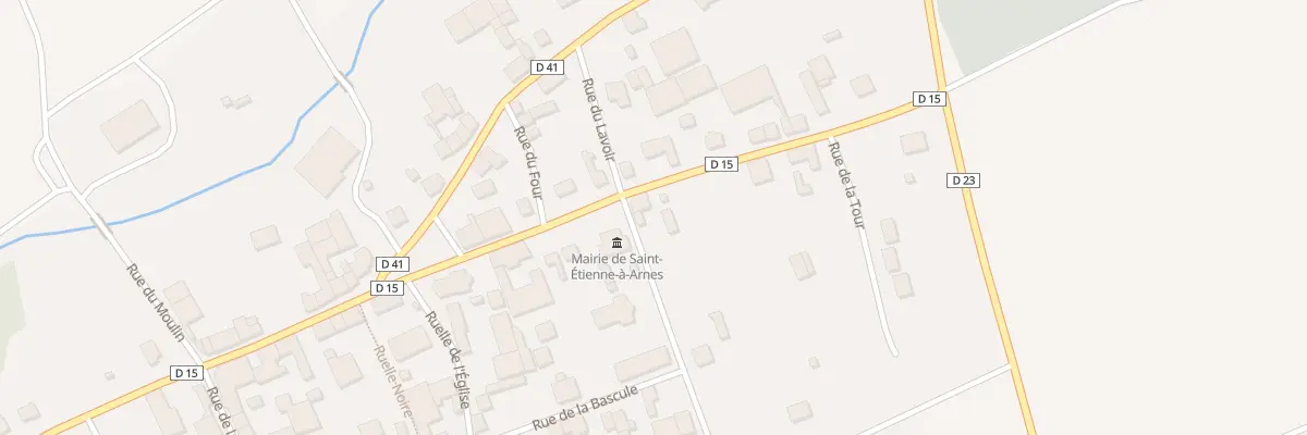 Plan du 2 Rue de la Tour à Saint-Étienne-à-Arnes