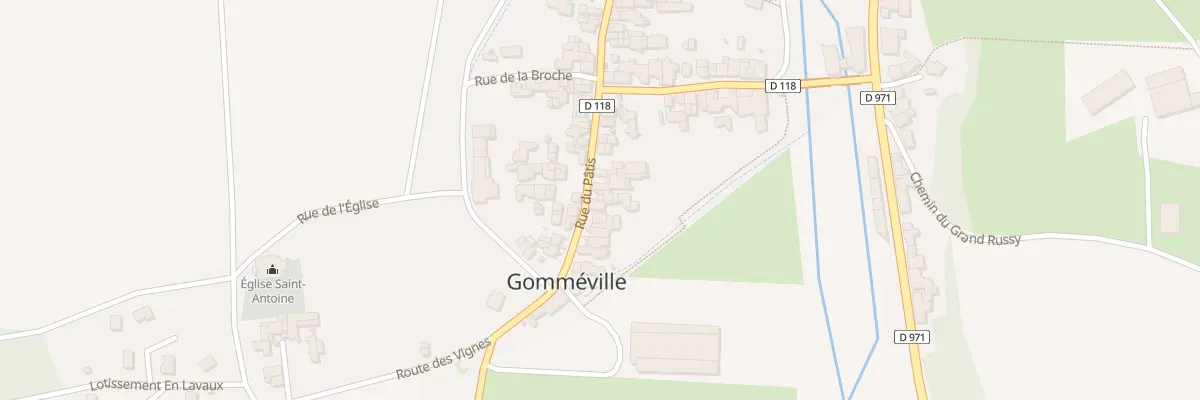 Plan du 16 Rue du Patis à Gomméville