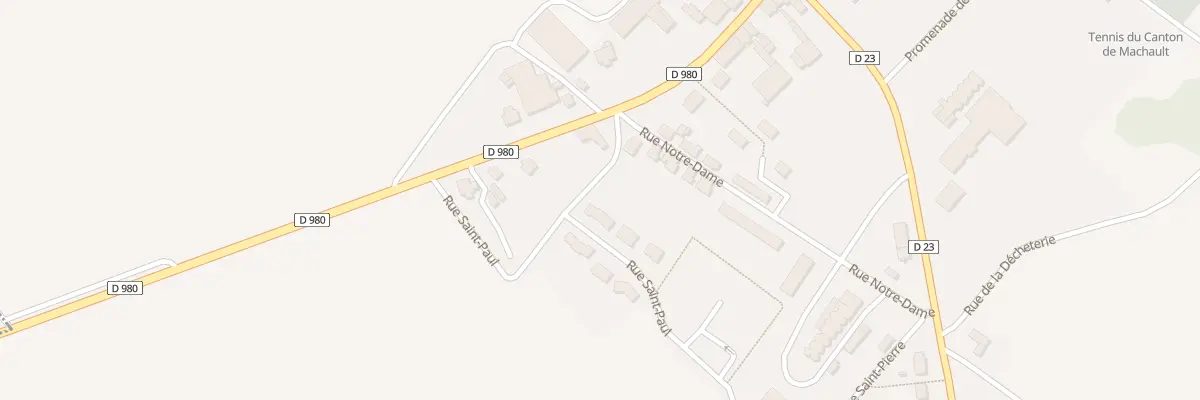 Plan du 1 Rue Saint Paul à Machault