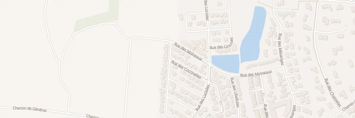 Plan du 585 Rue des Coccinelles à Bellegarde