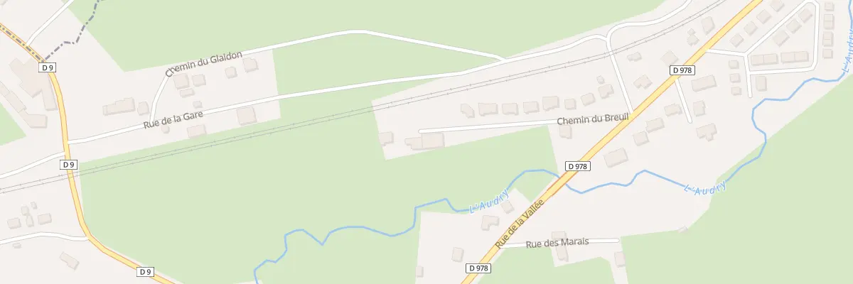 Plan du 213 Che du Breuil à Rouvroy-sur-Audry