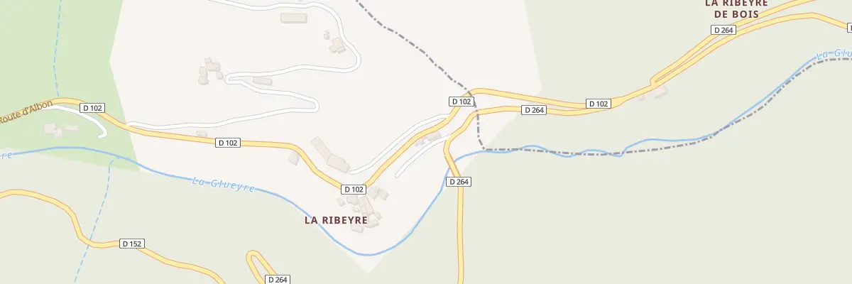 Plan du 5394 La Ribeyre à Saint-Pierreville