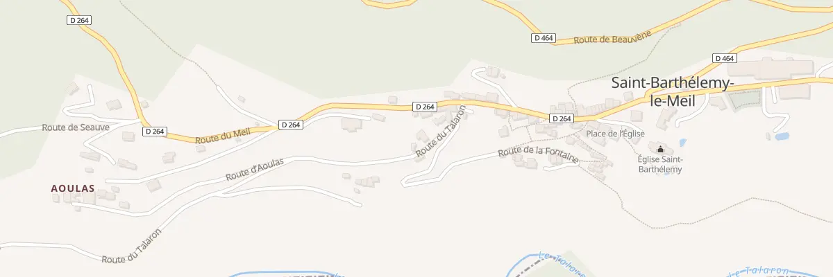 Plan du 5068 Le Village à Saint-Barthélemy-le-Meil